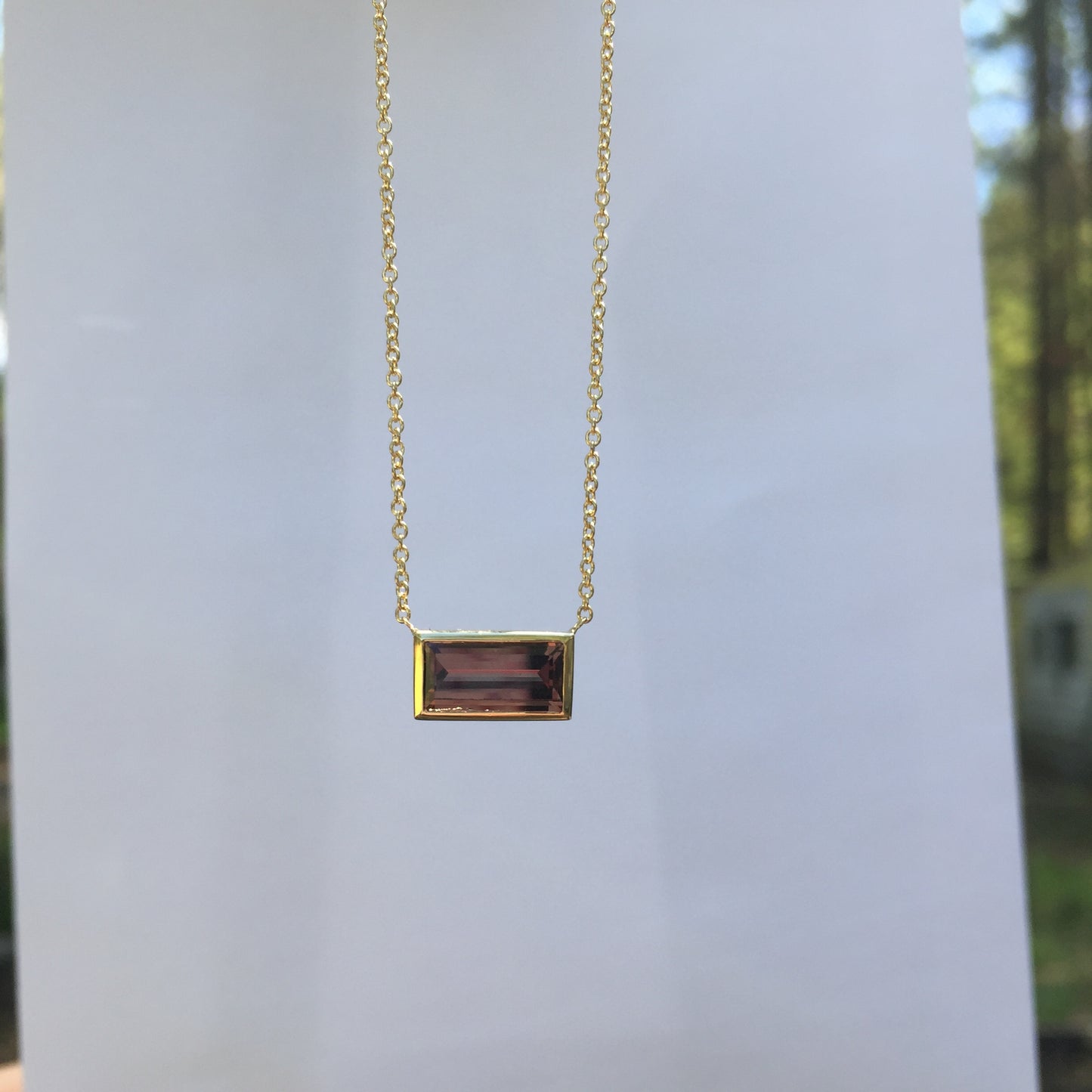 custom sapphire necklace